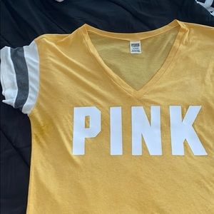 Yellow PINK VS L SHIRT